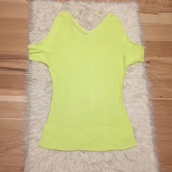 Neon Yellow Tunic Top NEW - Picture 7 of 7